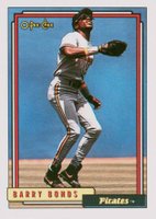 1992 O-Pee-Chee #380 Barry Bonds Baseball Card