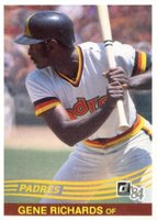1984 Donruss #429 Gene Richards Baseball Card
