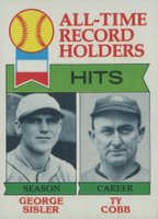 1979 Topps #411 All Time Hits Leader Baseball Card