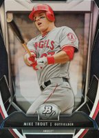 2013 Bowman Platinum Cutting Edge Stars #CESMTR Mike Trout Baseball Card