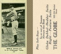 1916 The Globe Clothing #50 Mike Doolan Baseball Card