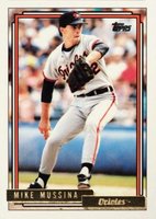 1992 Topps Gold #242 Mike Mussina Baseball Card