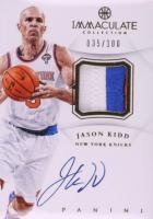 2012 Panini Immaculate Collection Autograph Patch #AP-JK Jason Kidd Basketball Card