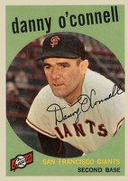 1959 Topps #87 Danny O'Connell Baseball Card