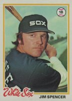 1978 Topps #182 Jim Spencer Baseball Card