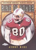 2002 Topps Chrome Ring of Honor #JR23 Jerry Rice Football Card