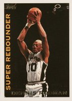 1994 Topps Own the Game # Dennis Rodman Reb Basketball Card