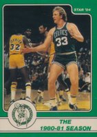 1984 Star Larry Bird #8 The 1980-81 Season Basketball Card