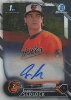 2016 Bowman Draft Chrome Draft Picks Autographs #CDACS Cody Sedlock Baseball Card