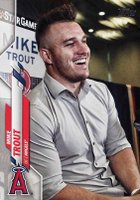 2020 Topps Update #U4 Mike Trout SP Baseball Card