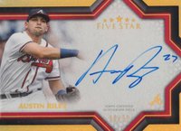 2023 Topps Five Star Signatures #FSSARI Austin Riley Baseball Card