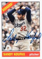 2012 Topps Archives Fan Favorites Autographs #FFASK Sandy Koufax Baseball Card