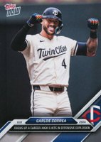 2024 Topps Now #292 Carlos Correa Baseball Card