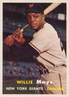 1957 Topps #10 Willie Mays Baseball Card