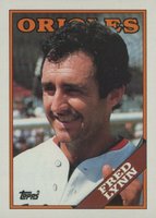1988 Topps #707 Fred Lynn Baseball Card