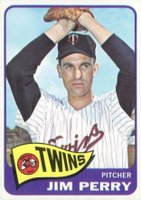 1965 Topps #351 Jim Perry Baseball Card