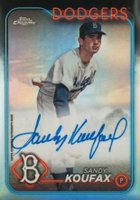 2024 Topps Chrome Chrome Legends Autographs #CLASK Sandy Koufax Baseball Card