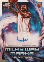 2023 Topps Cosmic Chrome Milky Way Marks Autographs #MWMCW Cam Whitmore Basketball Card