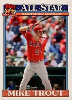 2019 Topps Transcendent VIP Party Mike Trout Through the Years #91AS Mike Trout Baseball Card