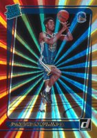 2021 Panini Donruss #240 Jonathan Kuminga Holo Red/Gold Laser Basketball Card