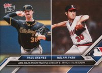 2024 Topps Now #407SP Nolan Ryan/Paul Skenes Baseball Card