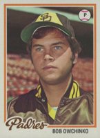 1978 Topps #164 Bob Owchinko Baseball Card