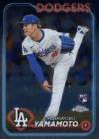 2024 Topps Chrome #18 Yoshinobu Yamamoto Baseball Card