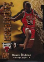 1997 Skybox Z-Force #192 Dennis Rodman Super Rave Basketball Card
