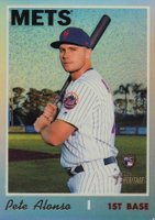 2019 Topps Heritage #519 Pete Alonso Chrome-Refractor Baseball Card