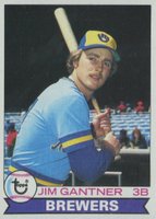 1979 Topps #154 Jim Gantner Baseball Card
