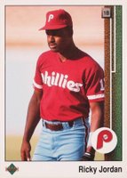 1989 Upper Deck #35 Ricky Jordan Baseball Card
