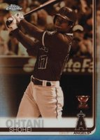 2019 Topps Chrome #1 Shohei Ohtani Batting-Sepia Refractor Baseball Card
