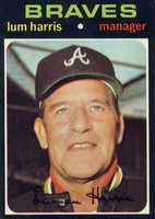 1971 Topps #346 Lum Harris Baseball Card