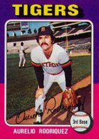 1975 Topps #221 Aurelio Rodriquez Correct spell Rodriguez Baseball Card