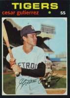 1971 Topps #154 Cesar Gutierrez Baseball Card