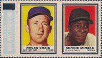 1962 Topps Stamp Panels # Craig/Minoso Baseball Card