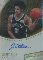 2017 Panini Revolution Rookie Autographs #RAJAL Jarrett Allen Basketball Card