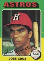 1975 Topps #514 Jose Cruz Baseball Card