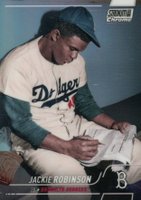 2022 Topps Stadium Club Chrome #26 Jackie Robinson Refractor Baseball Card