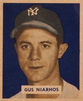1949 Bowman #181 Gus Niarhos Baseball Card
