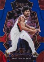 2022 Panini Select #189 Shaedon Sharpe Blue Prizm Basketball Card