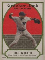 2005 Topps Cracker Jack #175 Derek Jeter Mini Red Baseball Card