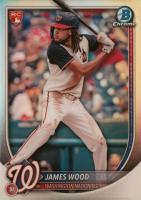 2025 Bowman #29 James Wood Red Rookie Redemption Baseball Card