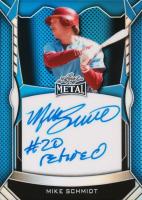 2025 Leaf Signature Series Inscription #IMS1 Mike Schmidt Blue Baseball Card