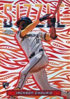 2024 Topps Chrome Update Sizzle #SIZ3 Jackson Chourio Baseball Card