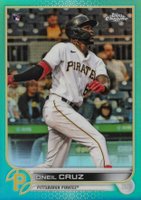 2022 Topps Chrome #128 Oneil Cruz Aqua Refractor Baseball Card