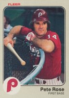 1983 Fleer #171 Pete Rose Baseball Card
