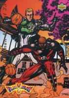 1992 Upper Deck #510 Larry Bird/Michael Jordan Fanimation Basketball Card