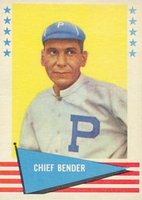 1961 Fleer #8 Chief Bender Baseball Card