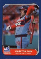 1986 Fleer Mini #43 Carlton Fisk Baseball Card